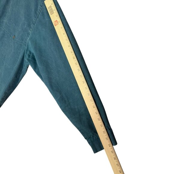 Australian Outback Collection Button Up Shirt Teal Western Thick 100% Cotton L - Picture 5 of 10